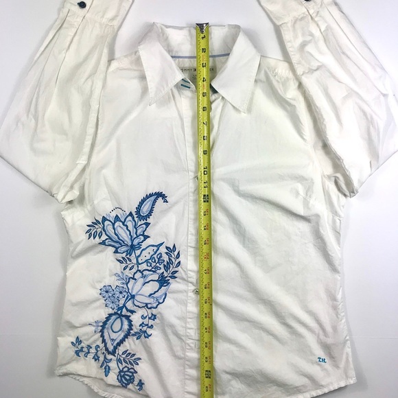 TOMMY HILFIGER L/S B/D Collared Shirt, Size L - Picture 1 of 8